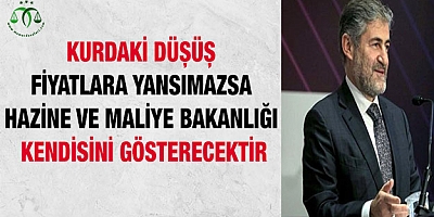 Bakan Nebati Uyardı