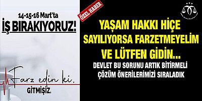 Bandırma Devlet Hastanesinin Düşündürdükleri ve Doktor Eylemleri