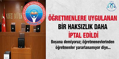 Bir Haksızlık Daha İptal Edildi