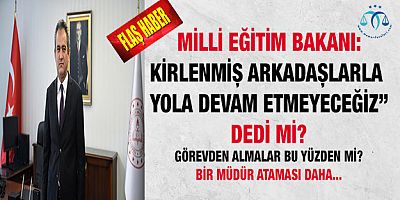 Bir Milli Eğitim Müdürü Ataması Daha…