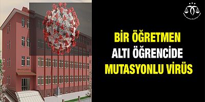 Bir Öğretmen Altı Öğrencide Mutasyonlu Virüs