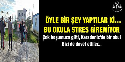 Bu Okula Stres Giremiyor