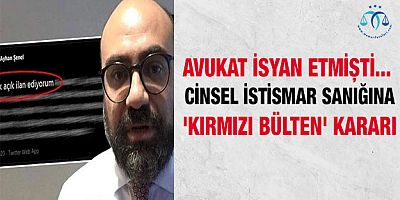 Cinsel İstismara Kırmızı Bülten