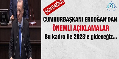 Cumhurbaşkanı Erdoğan'dan önemli açıklamalar