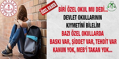 Devlet Okullarının Kıymetini Bilelim
