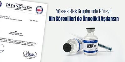 Diyanet-Sen'den Aşı Talebi