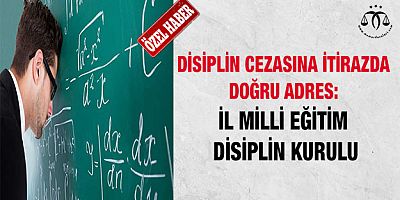 Doğru Adres: İl Milli Eğitim Disiplin Kurulu