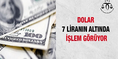 Dolar 7 liranın altında işlem görüyor