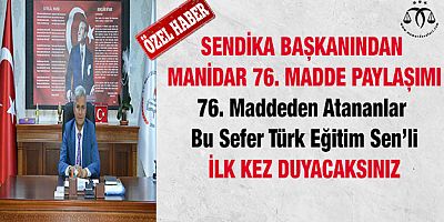 Eğitim Bir Sen'den Sonra Türk Eğitim Sen Mi?