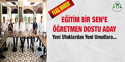 Eğitim Bir Sen'e Öğretmen Dostu Aday