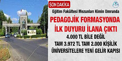 Eğitim Fakültesi Mezunları Atanmayı Bekleye Dursun
