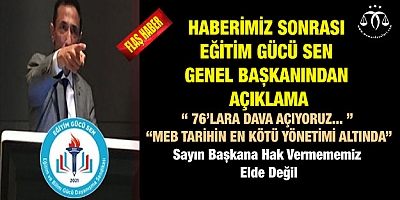 Eğitim Gücü Sen'e Hak Vermemek Elde Değil