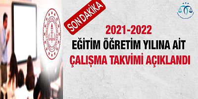 Eğitim Takvimi Belli Oldu