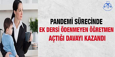 Ek Ders Davasını Kazandı