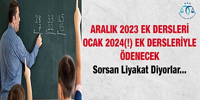 Ek Dersler Mi? Öğretmenler Bekleye Dursun...