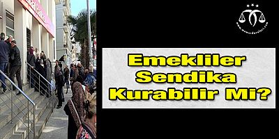 Emekliler Sendika Kurabilir Mi?