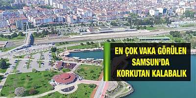 En çok vaka görülen Samsun’da korkutan kalabalık