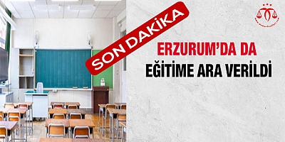  Eskişehir'den sonra Erzurum: Peş peşe yüz yüze eğitim açıklaması