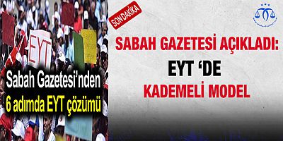 EYT'ye Kademeli Model