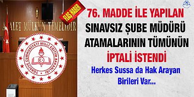 Gecekondu Şube Müdürlerine Toplu İptal İstendi