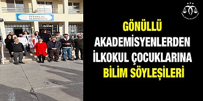 Gönüllü akademisyenlerden ilkokul çocuklarına bilim söyleşileri