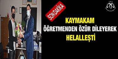 Gündemdeki Kaymakam Helallik İstedi