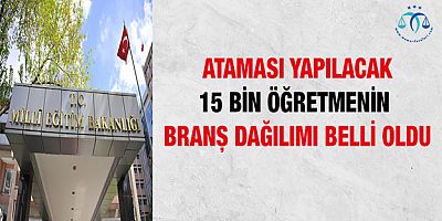 Hangi Branştan Kaç Öğretmen Atanacak?