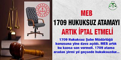 Hukuksuz şube müdürlüğü atamalarına yine dava