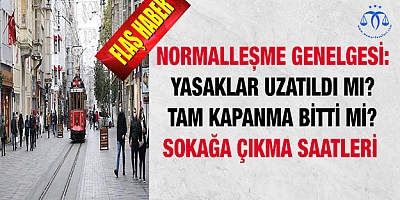 İçişleri Bakanlığı normalleşme genelgesi