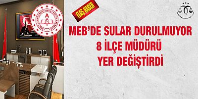 İlçe Milli Eğitim Müdürleri Yer Değiştirdi
