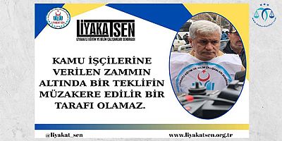 İşçiye Var Memura Yok!