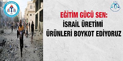 İsrail Üretimi Ürünleri Boykot Ediyoruz