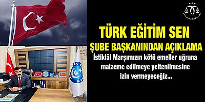 İstiklâl Marşımıza da Öğretmenimize de Saygısızlık Yaptırmayız
