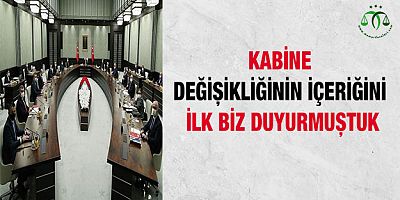 Kabine Değişim İçeriğini İlk Duyuran Olduk