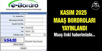 Kasım 2025 Maaşları Yayınlandı