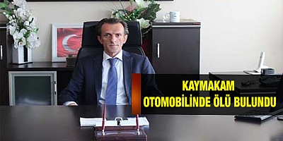 Kaymakam otomobilinde ölü bulundu
