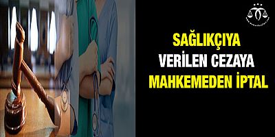 Kınama Cezasına İptal