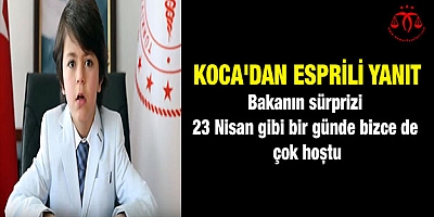 Koca'dan esprili yanıt