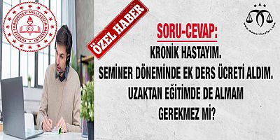 Kronik Hasta Olan Öğretmenler Ekders Ücretinden Yararlanabilir Mi?