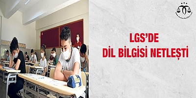 LGS'de dil bilgisi netleşti