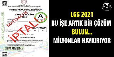 LGS'ye Çözüm Bulmak Zorundasınız