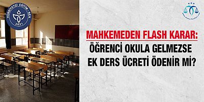 Mahkemeden Ek Ders Kararı