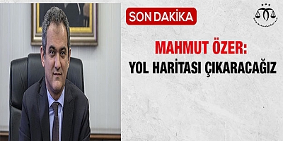 Mahmut Özer: Yol haritası çıkaracağız
