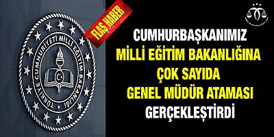 MEB'de Genel Müdür Ataması