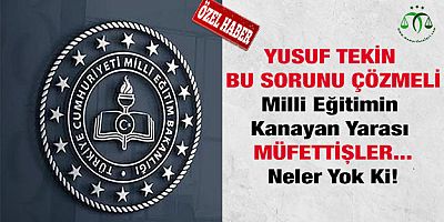 MEB'de Müfettiş Sorunu Artık Çözülmeli