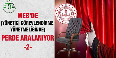 MEB'de Perde Aralanıyor-2