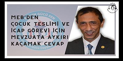 MEB'den Kaçamak Cevap