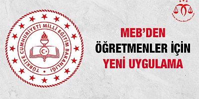 MEB'den öğretmenler için yeni uygulama