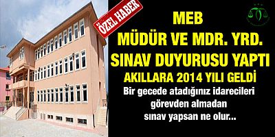 MEB'den Şaka Gibi Sınav Duyurusu