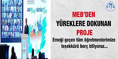 MEB'den yüreklere dokunan proje